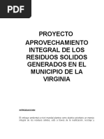 Aprovechamiento Residuos Solidos La Virginia 1