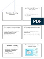 Database Security: System Vulnerability and Abuse