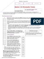 Theory Basics - 12 Chromatic Tones PDF