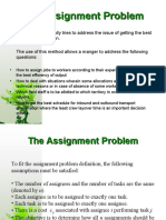 The Assignment Problem