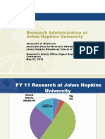 Research Administration at Johns Hopkins University