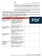 ISO 9001-2015 Transition Checklist C 01 Rev A