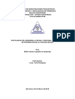 Postulados Del Desarrollo Sexual Funcional y Postulados de Integración de La Función Sexual