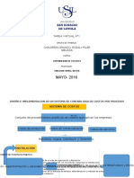 Diseño e Implementacion de Un Sistema de Contabilidad de Costos Por Procesos