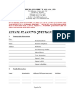 Estate Planning Questionnaire