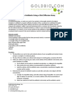 Disk Diffusion Assay Protocol