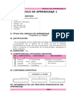 Módulos de Aprendizaje 4° - Abril