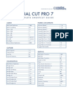 Final Cut Pro 7 Shortcuts