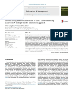 Understanding Behavioral Intention To Use A Cloud Computing Classroom A Multiple Model Comparison Approach