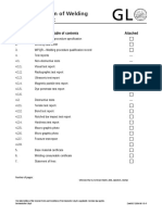 Documentation of Welding Procedure Test: Attached