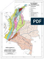 Mapa Preliminar de Terrenos Geologicos de Colombia (1985 Digitalizado)