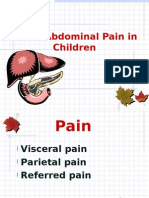 Abdominal Pain in Children