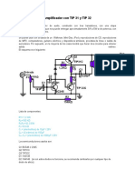 Amplificador Con TIP 31 y TIP 32