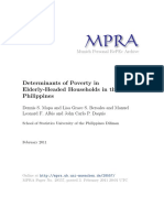 Mapa Et Al. 2011. Determinants of Poverty in Elderly Households