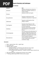 Organic Chemistry Lab Technique Notes For The DAT