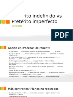 Pretérito Indefinido Vs Pretérito Imperfecto