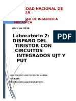 LAB2 Disparo de Tiristor Con Circuitos UJT y PUT