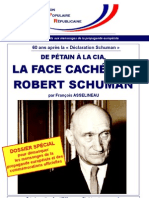 De Pétain À La CIA, La Face Cachée de Robert Schuman