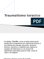 Traumatismo Toracico