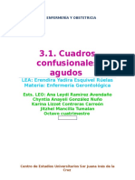 3.1. Cuadros Confusionales Agudos