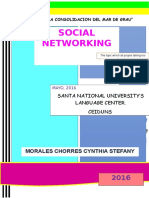 Social Networking: Morales Chorres Cynthia Stefany