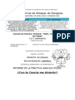 Análisis FODA: Proyecto de Ciencias: ¡¡Con La Ciencia Me Divierto!!