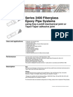 Series 3400 Fiberglass Epoxy Pipe Systems: Using Key-Lock® Mechanical Joint or Taper/Taper Adhesive Joint