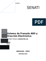 Informe de Frenos ABS