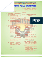 Clasificación de Las Ecuaciones