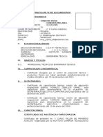 Curriculum Vitae Documentado