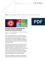 Instalar Ubuntu e Windows em Dual-Boot (Guia Definitivo)