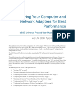 Configuring Your Computer and Network Adapters For Best Performance Application Note