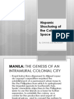 Hispanic Structuring of The Colonial Space XXXX