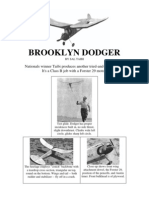 Brooklyn Dodger - A Free-Flight Model Airplane (Fuel Engine) (Convert To R/C?)