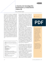 La Encuesta Como Técnica de Investigación. Elaboración de Cuestionarios y Tratamiento Estadístico de Los Da