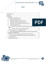 Solucion de Ecuaciones Diferenciales Metodo de Runge Kutta PDF