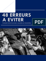 Les 48 Erreurs À Éviter en Musculation