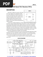 Universal ISM Band FSK Receiver RF01: Description