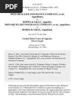 Monarch Life v. Ropes & Gray, 65 F.3d 973, 1st Cir. (1995)