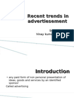 Recent Trends in Advertiesement