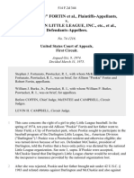 Allison "Pookie" Fortin v. Darlington Little League, Inc., Etc., 514 F.2d 344, 1st Cir. (1975)