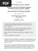 United States v. Stephen Hathaway, United States of America v. Howard Baptista, 534 F.2d 386, 1st Cir. (1976)