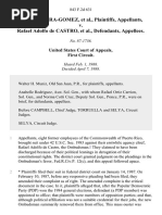 Martin Rivera-Gomez v. Rafael Adolfo de Castro, 843 F.2d 631, 1st Cir. (1988)