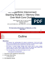 3D Logarithmic Interconnect: Stacking Multiple L1 Memory Dies Over Multi-Core Clusters