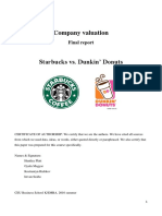 SBUX DNKN Final Report