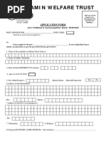 Application Form