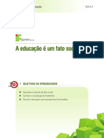 A Educação É Um Fato Social