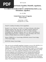 Jorge Sarit and Dennie Espaillat v. U.S. Drug Enforcement Administration, 987 F.2d 10, 1st Cir. (1993)