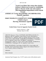 American Tank Transport, Incorporated v. First People's Community Federal Credit Union Paul C. Herring, 86 F.3d 1148, 1st Cir. (1996)