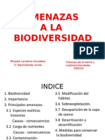 Amenazas Biodiversidad